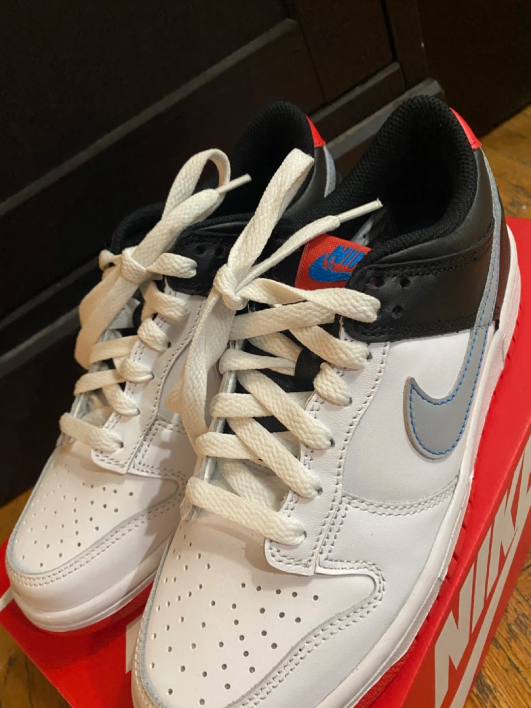 Nike Dunk Low GS White/Black/Grey - photo 4