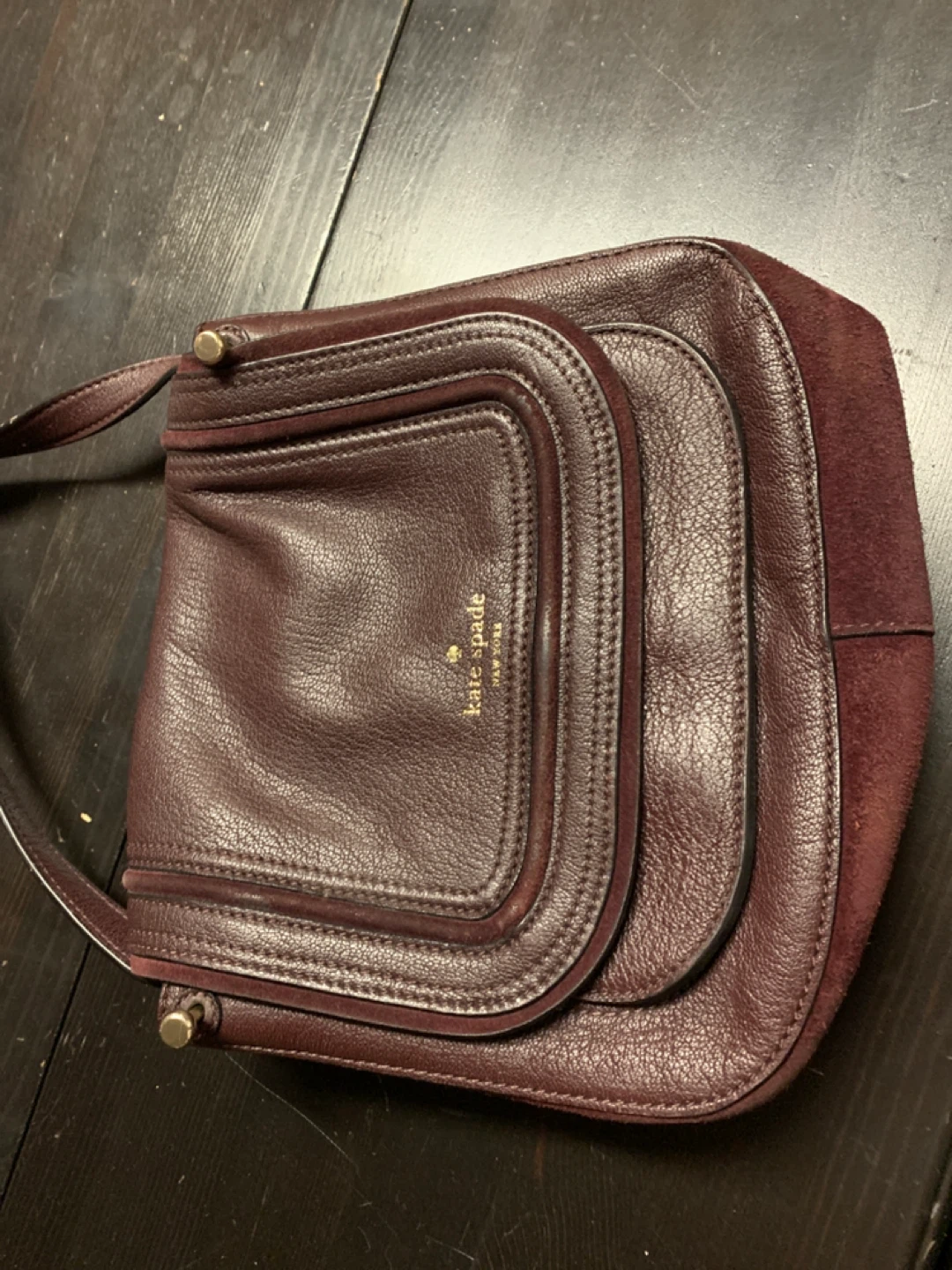 Kate Spade Crossbody Bag - Burgundy