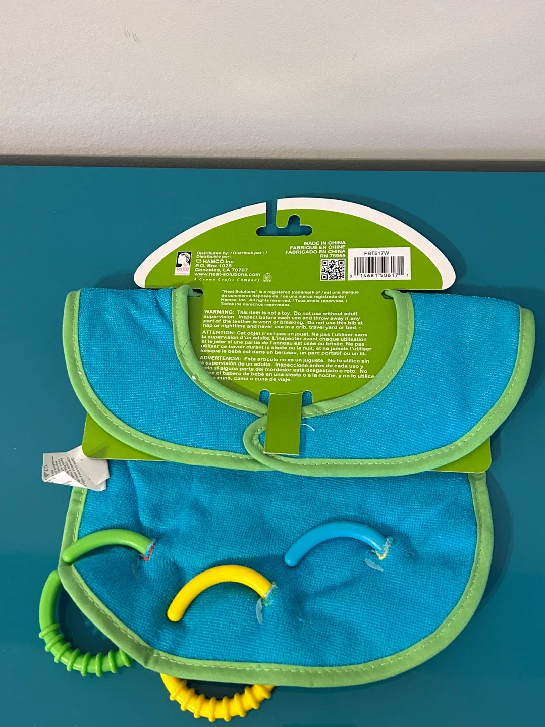 ✨NEW Baby Bibs with Teething Rings – $6 ea or $10 for both image indicator(6)