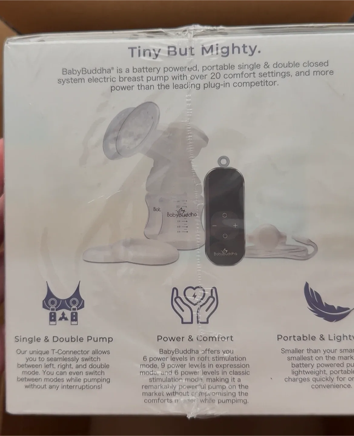New Baby Buddha 2.0 Portable Breast Pump Kit image indicator(2)