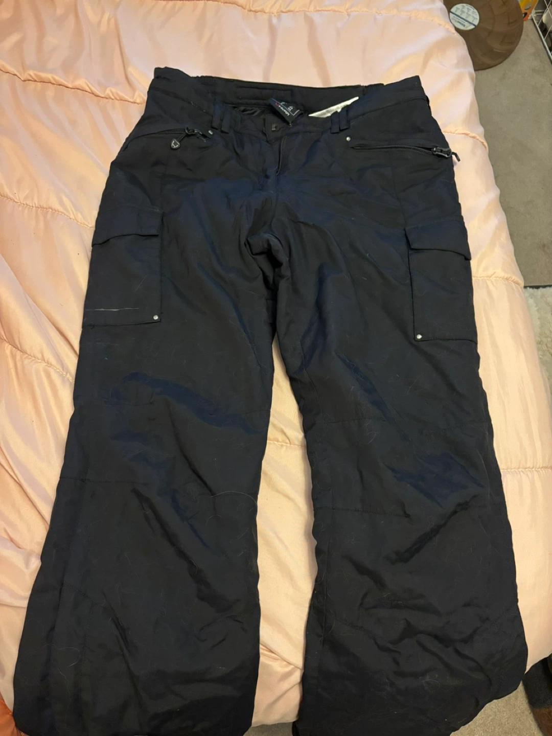 HYRA Black Snow Pants - Size youth large