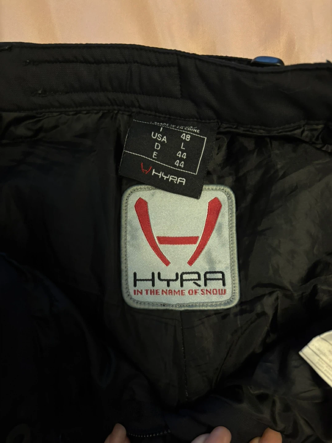 HYRA Black Snow Pants - Size youth large - photo 2