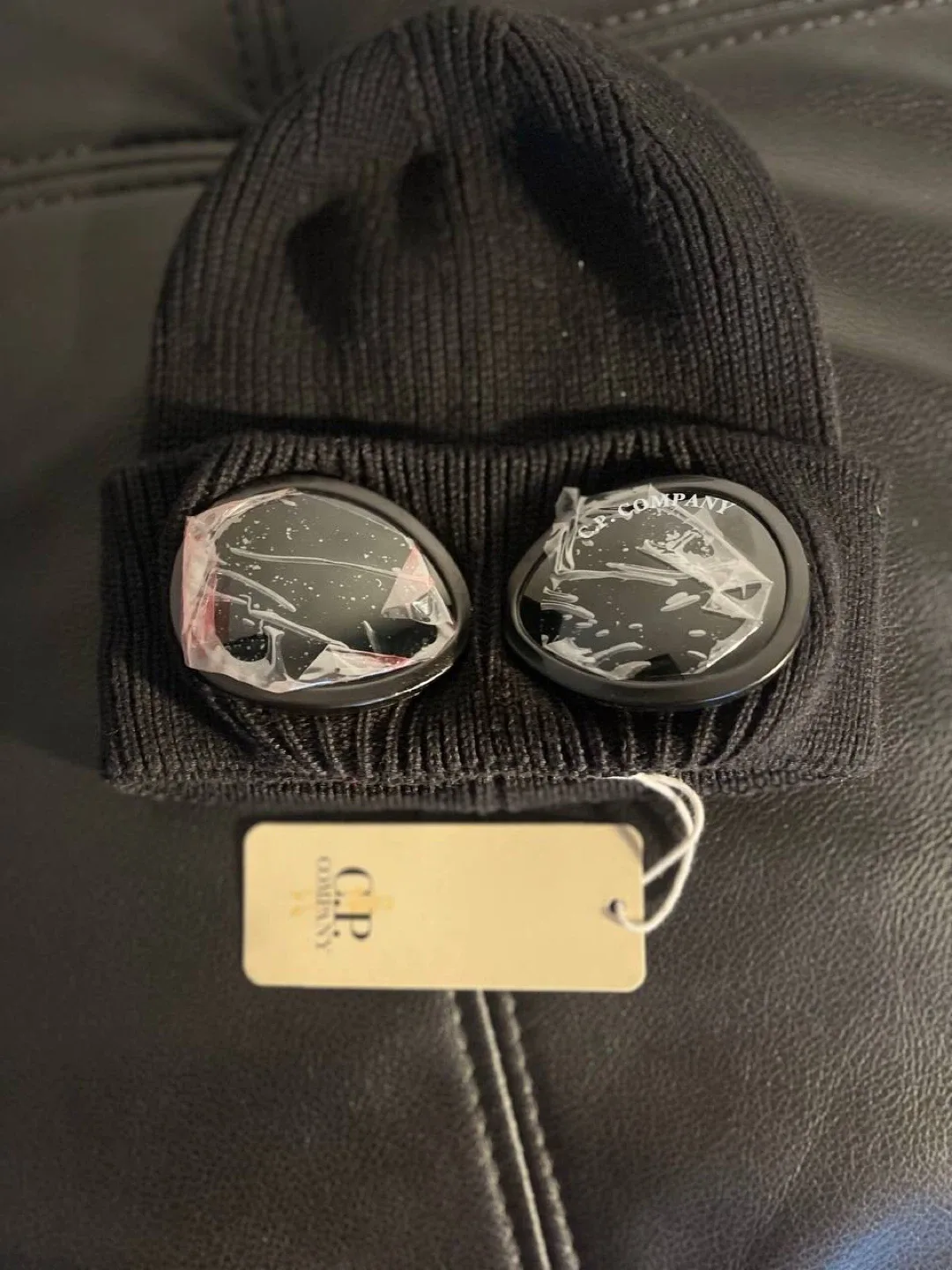 New C.P. Company Black Beanie image indicator(2)