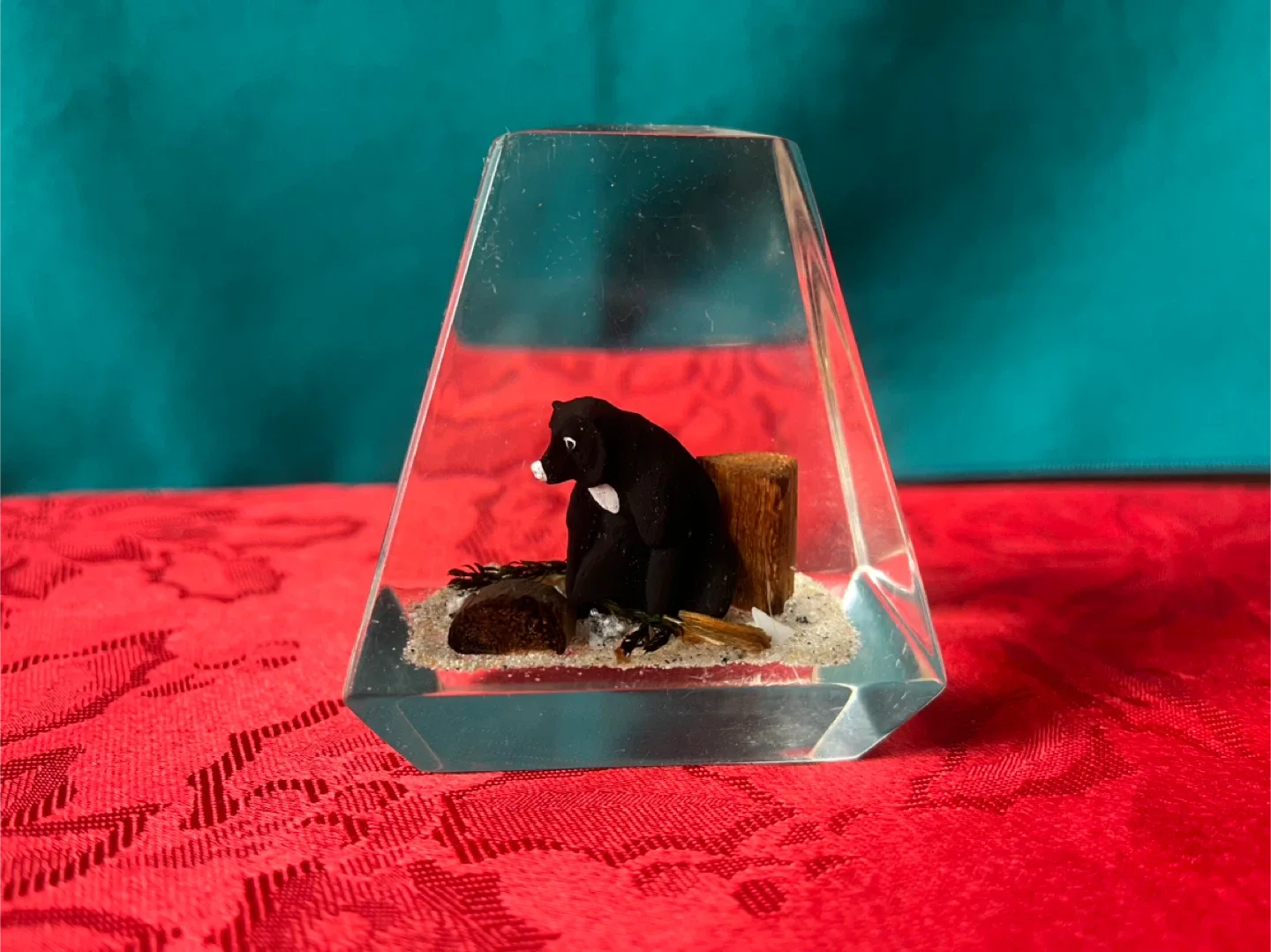 Vintage,  Made in Canada Black Bear Figurine/Paper Weight
