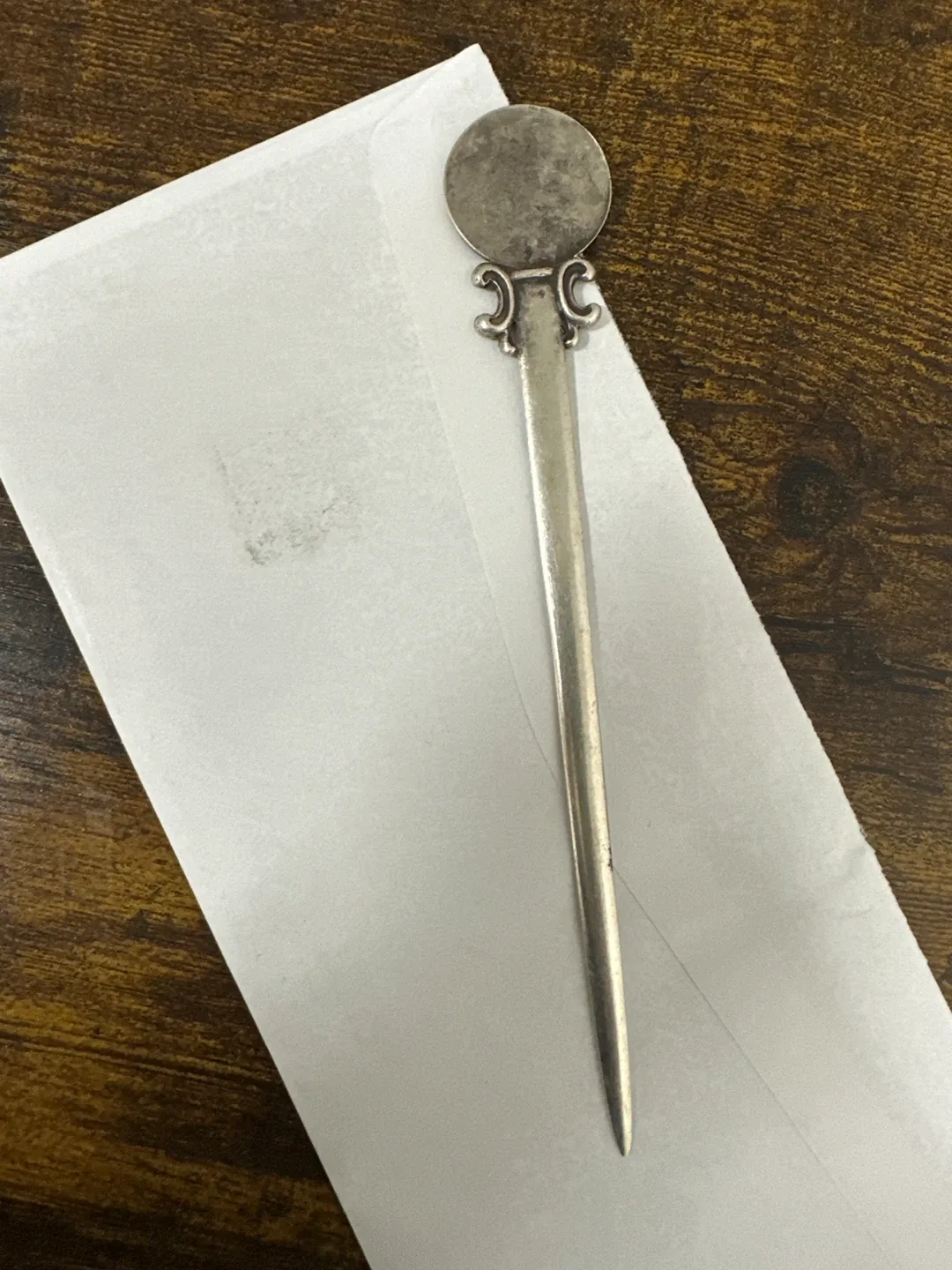 Vintage Silver Letter Opener image indicator(2)