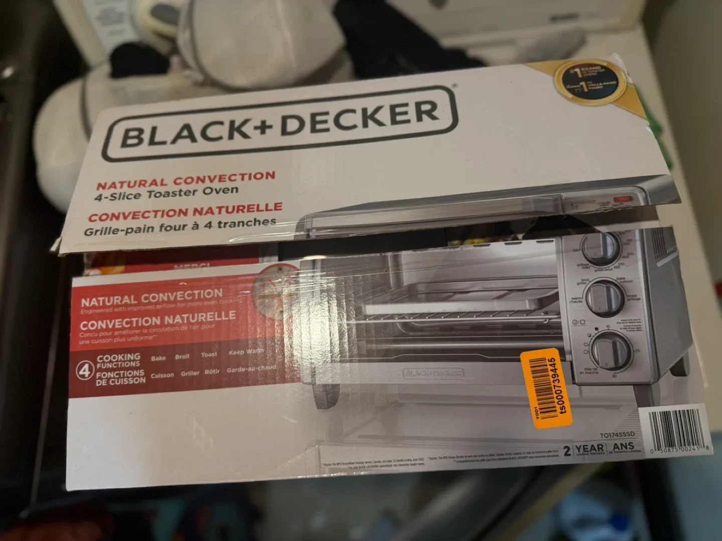 Black+Decker 4-Slice Toaster Oven - Natural Convection🥕 image indicator(2)