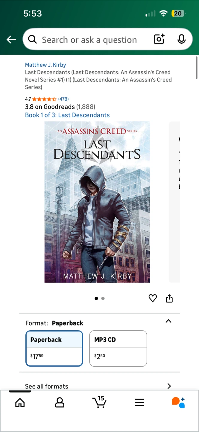 Last Descendants: An Assassin's Creed Book - photo 4