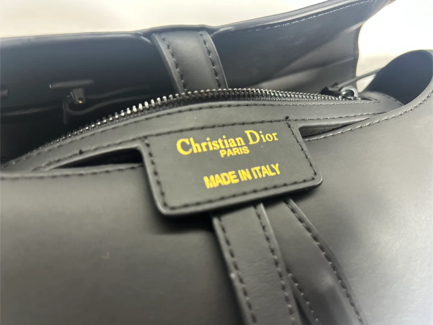 Christian Dior Black Saddle Bag image indicator(6)