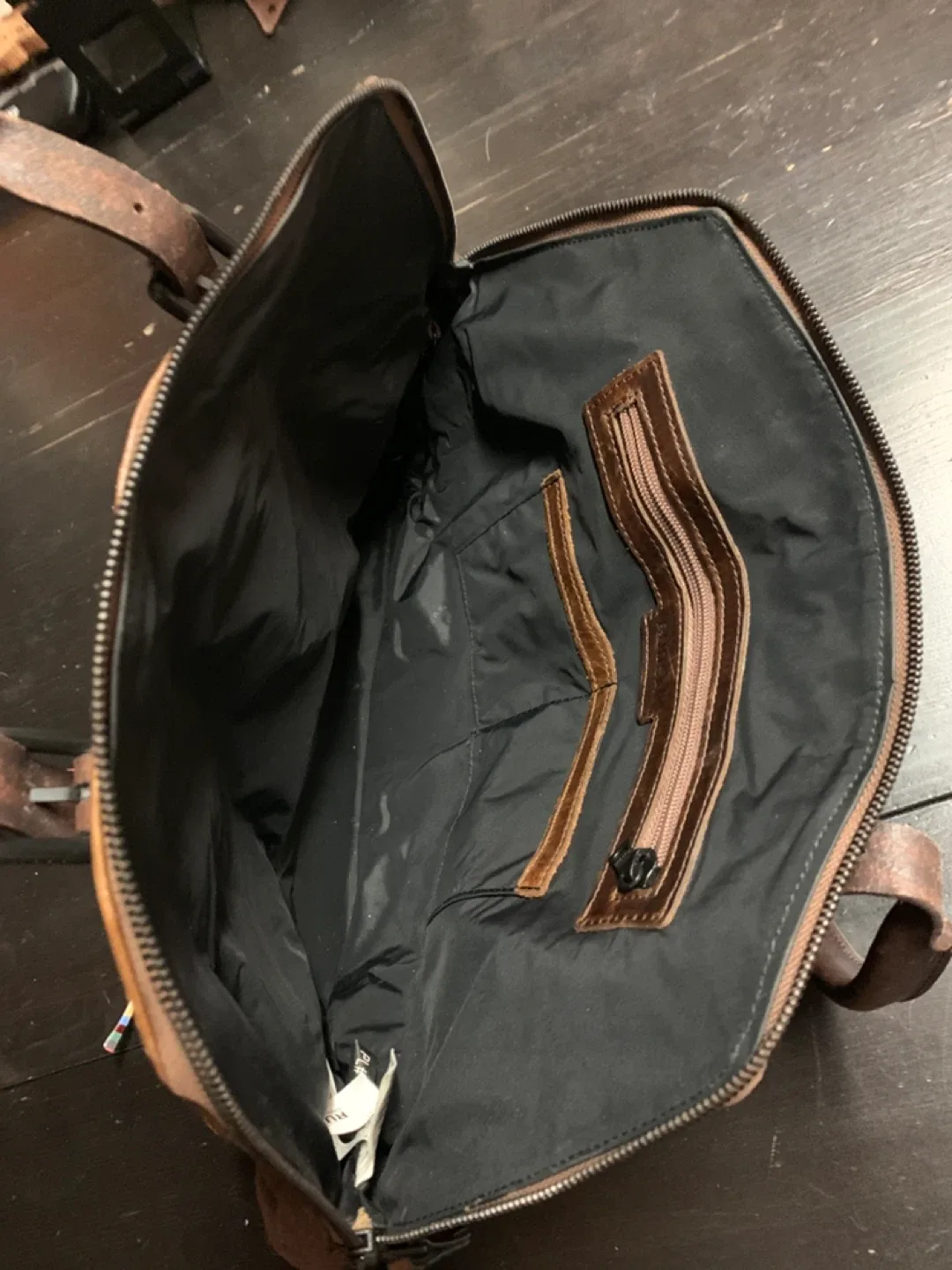 Rudsak Brown Leather Tote Bag image indicator(2)