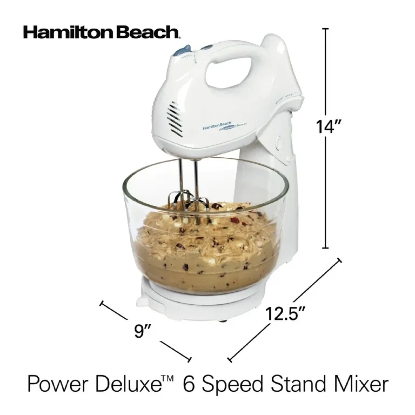 Hamilton Beach Power Deluxe Stand & Hand Mixer image indicator(6)