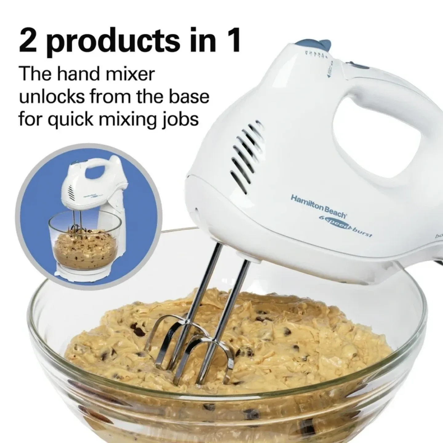 Hamilton Beach Power Deluxe Stand & Hand Mixer image indicator(3)