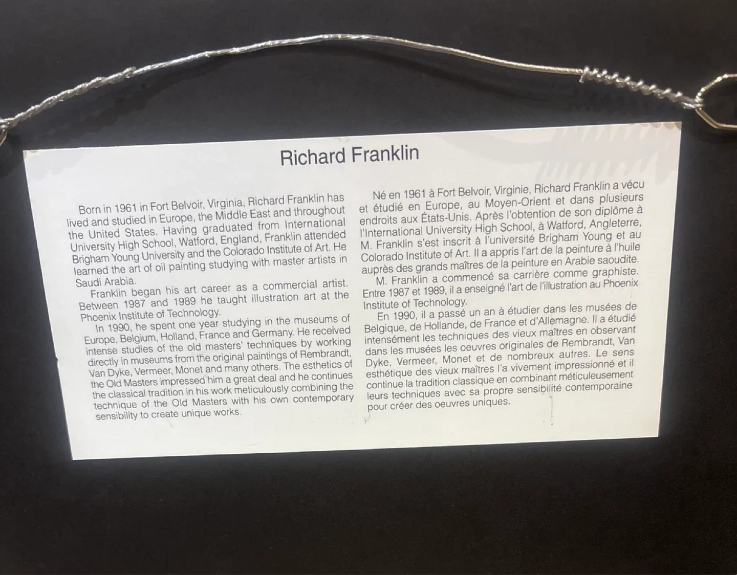 Richard Franklin Framed Art of the male form image indicator(2)