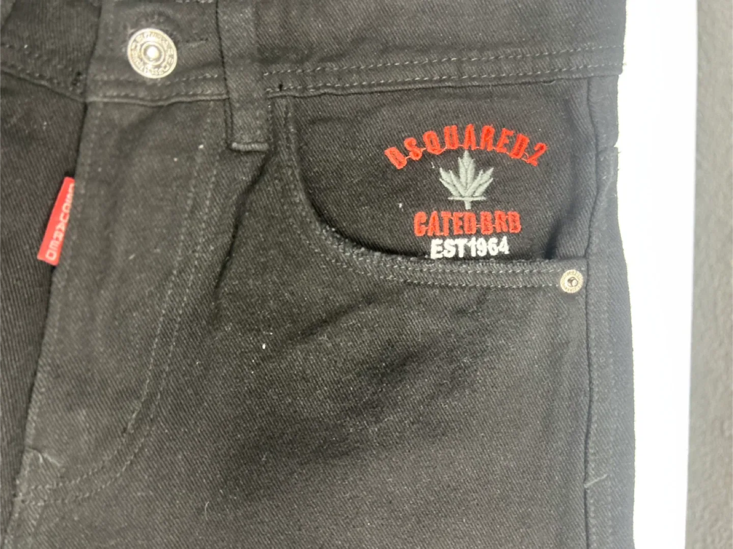 Dsquared2 Black Distressed Jeans, Size 30 image indicator(4)