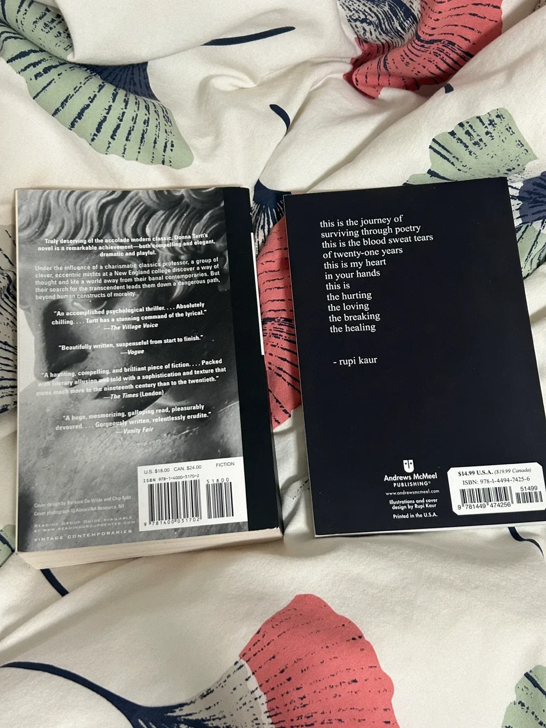 The Secret History & Milk and Honey Books image indicator(2)