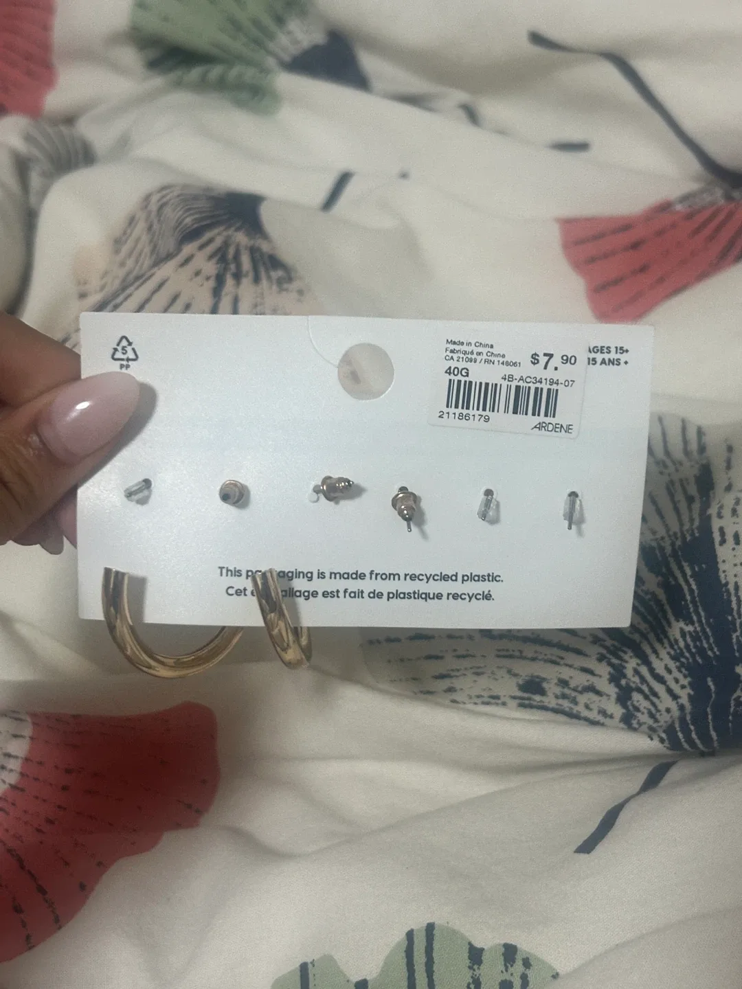 Ardene Gold Hoop Earring Set - 3 Pairs image indicator(2)