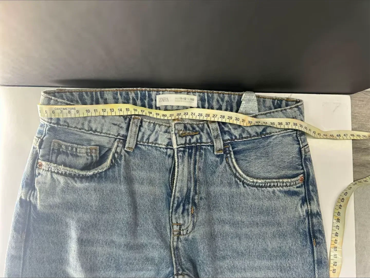 Zara Custom Flared Jeans - Size 11-12 years old image indicator(9)