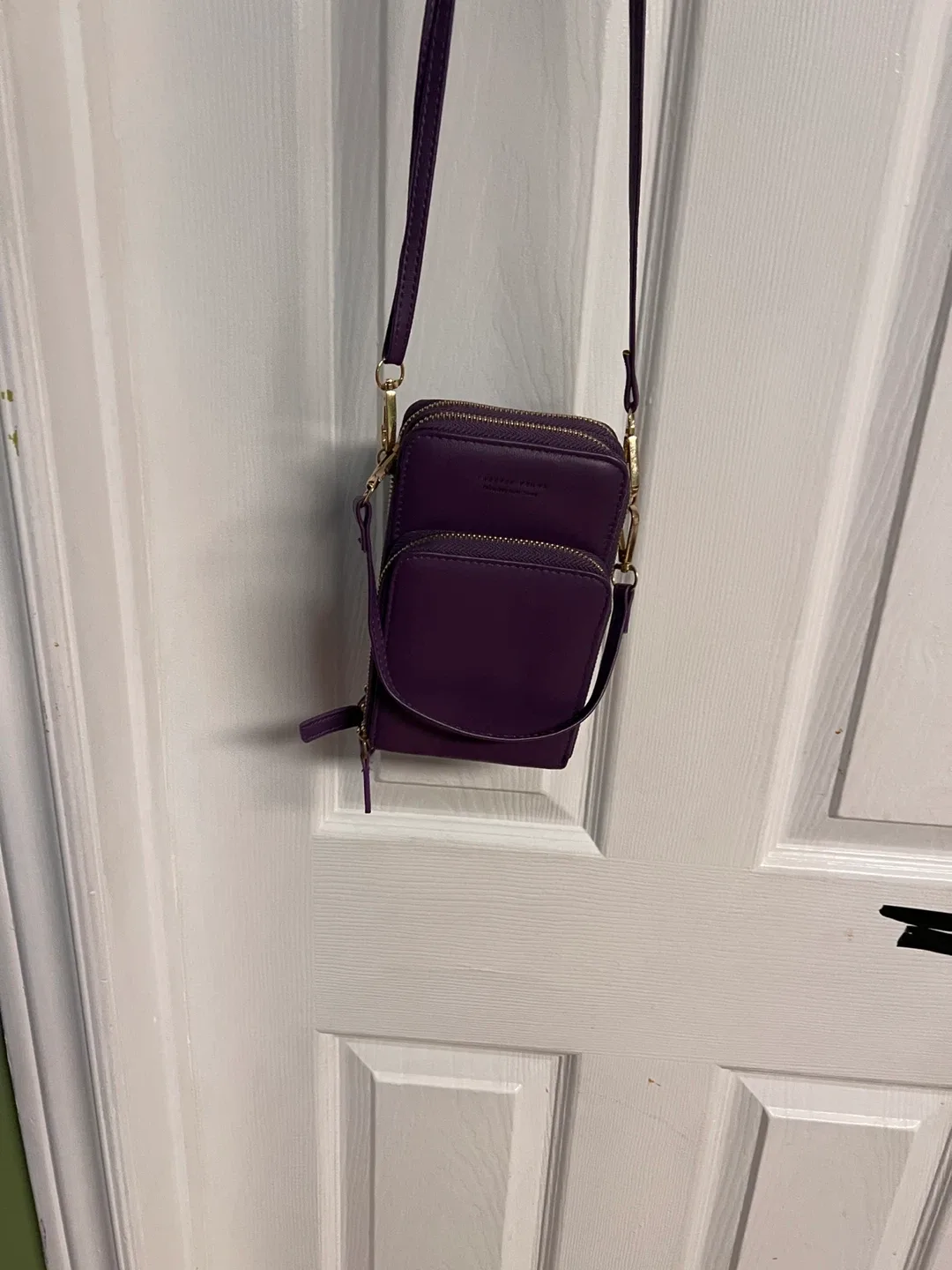 Purple Crossbody Cellphone Wallet thumbnail
