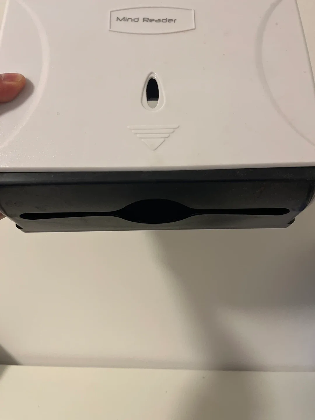 Paper towel dispenser wall mount mind reader image indicator(2)