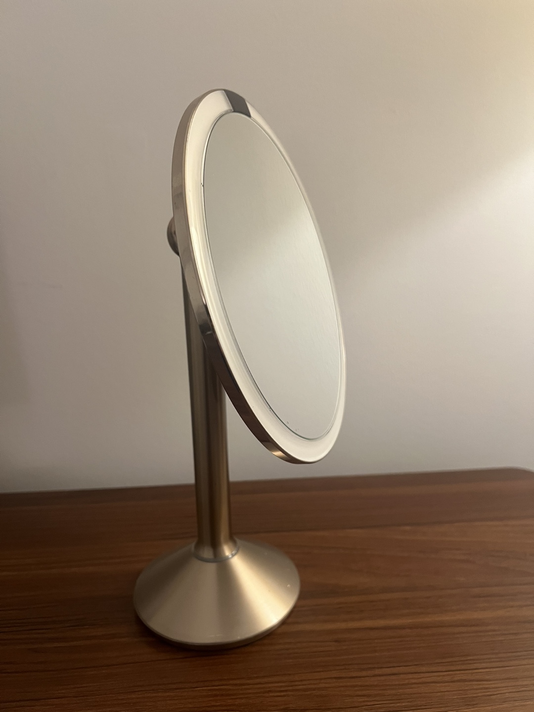SIMPLE HUMAN 8” MAKEUP VANITY MIRROR ROSE GOLD