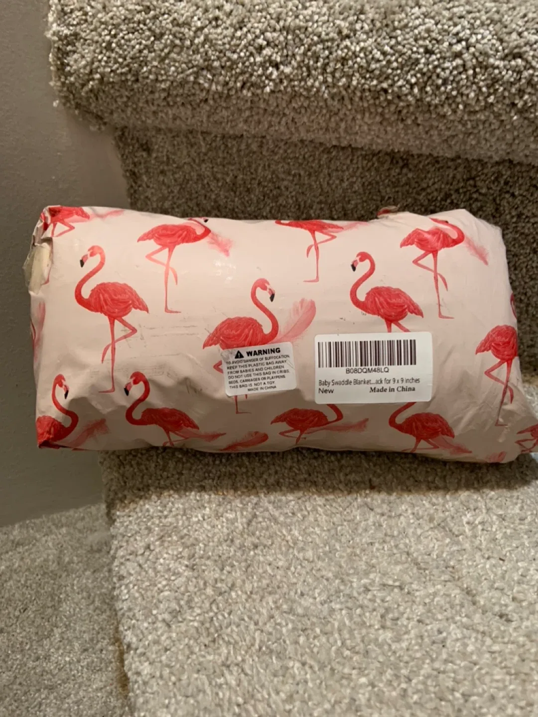 New Baby Swaddle Blanket - 9x9 inches image indicator(4)