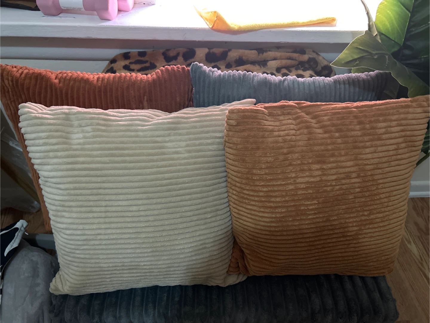 Corduroy cover  Pillows - Set of 4