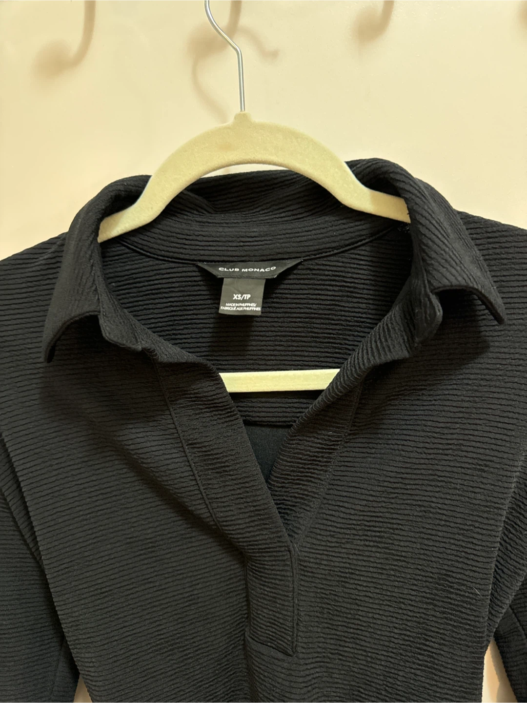 Club Monaco Black Wrap Dress - Size XS - photo 3