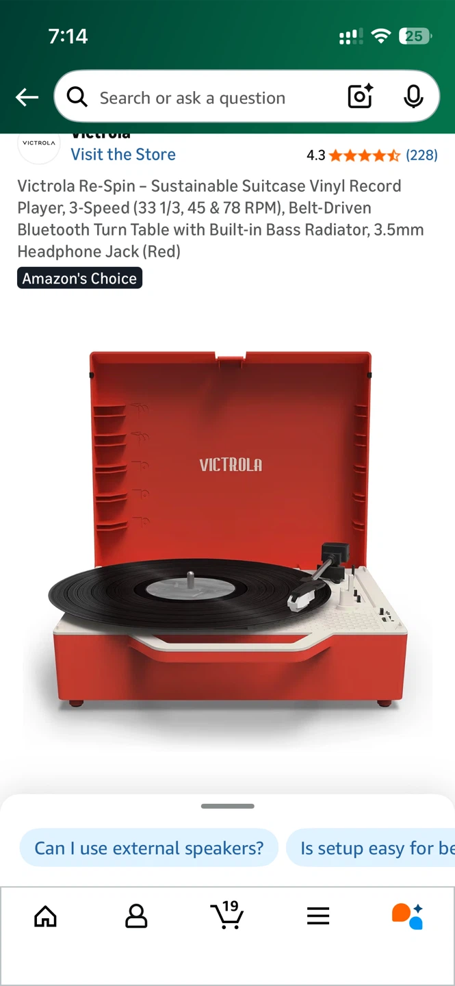 Victrola Vinyl Record Player