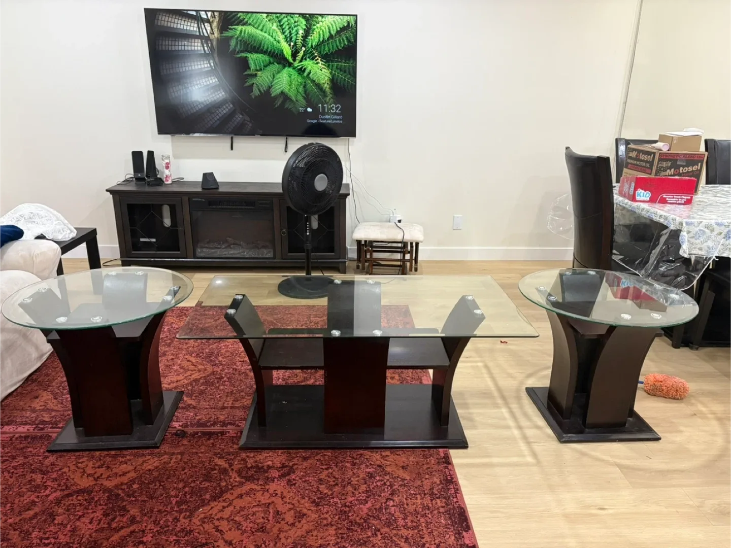 Glass Top Coffee & End Table Set image indicator(3)