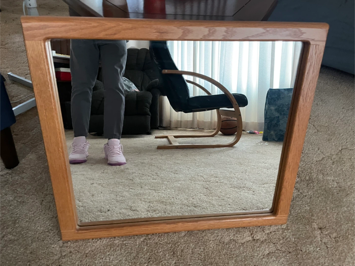 Wood Framed Mirror
