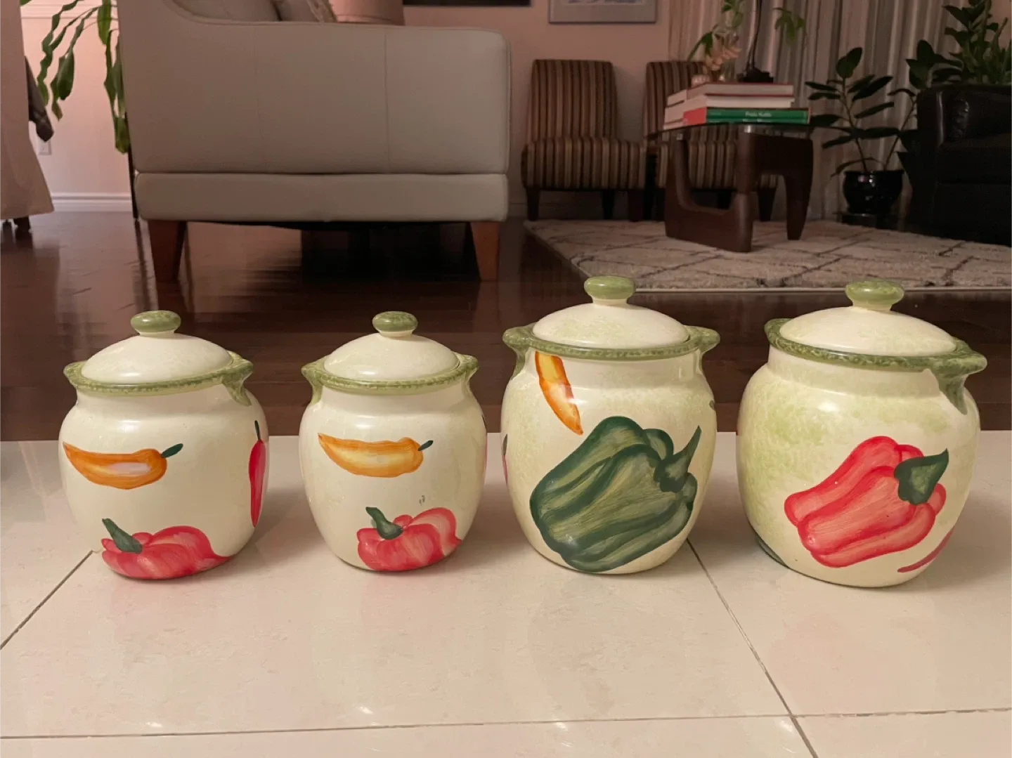 Ceramic Kitchen Canister Set