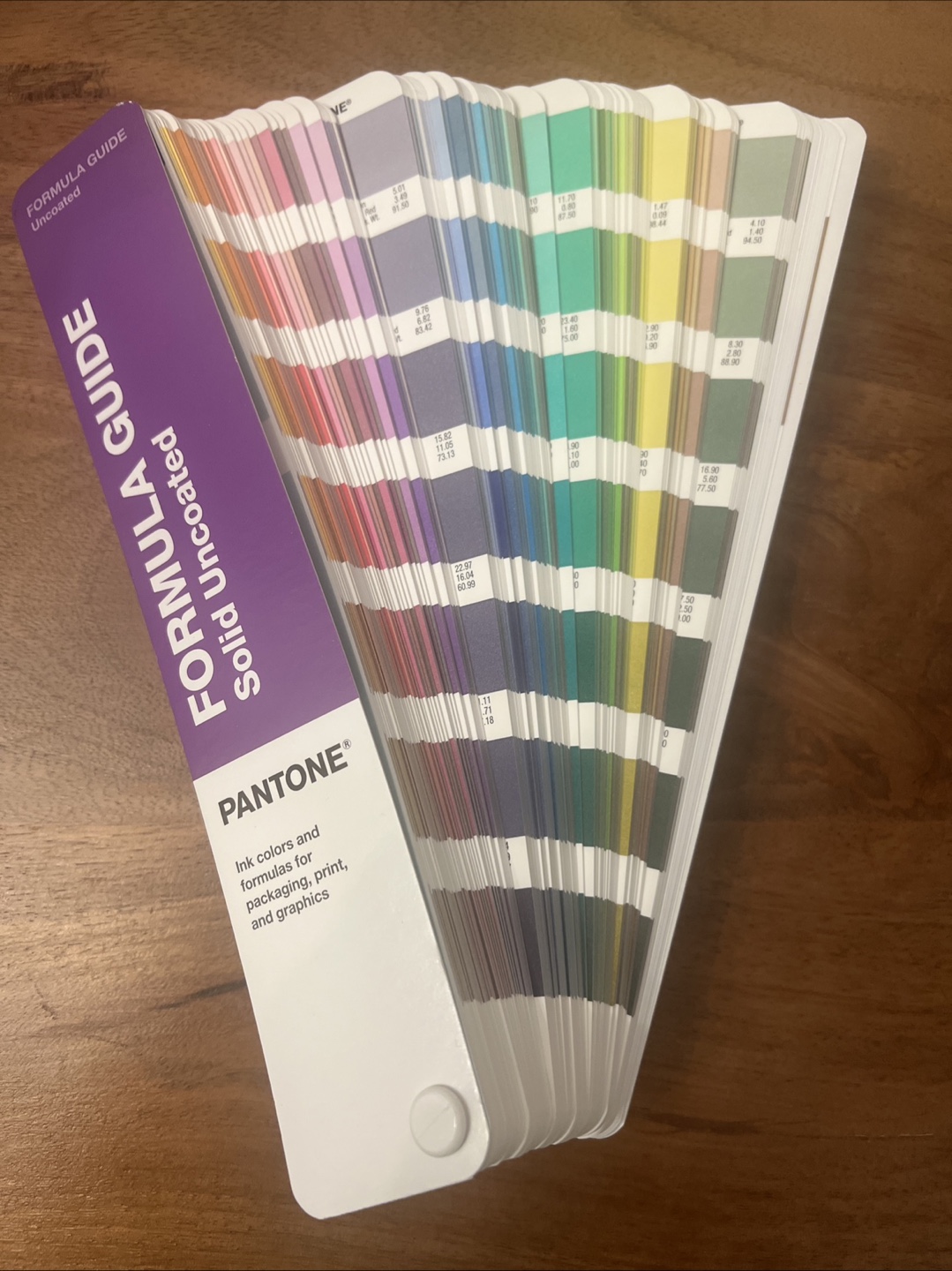 PANTONE MATCHING SYSTEM FORMULA GUIDE SOLID UNCOATED