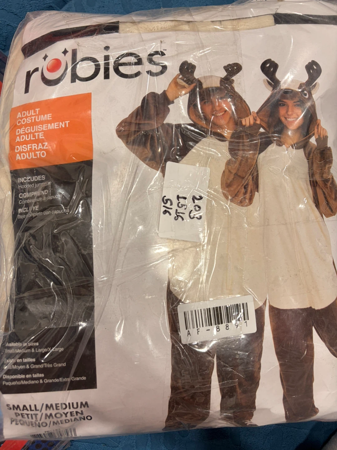 Robies Adult Reindeer Costume - Small/Medium