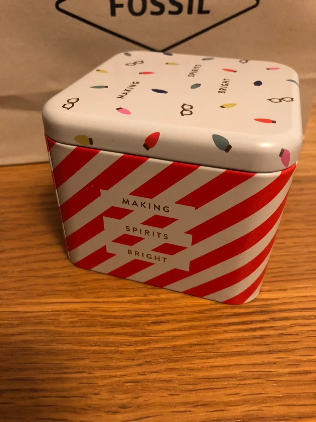 Fossil Collectible Tin - Making Spirits Bright image indicator(4)