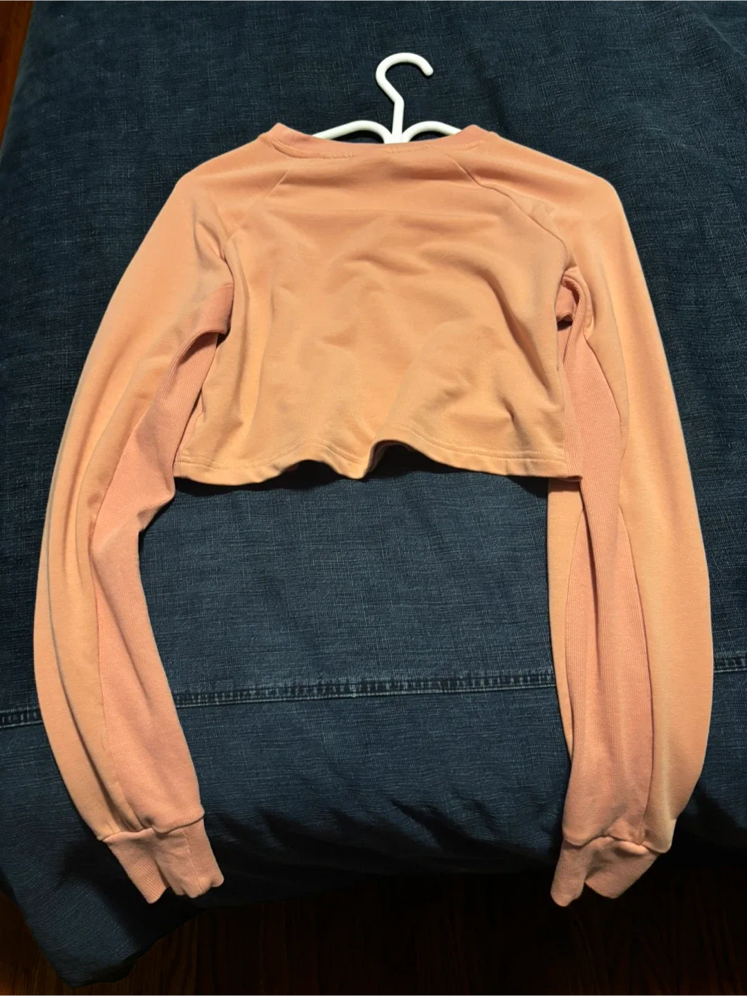 Gymshark Cropped Long Sleeve Top - Size S image indicator(3)