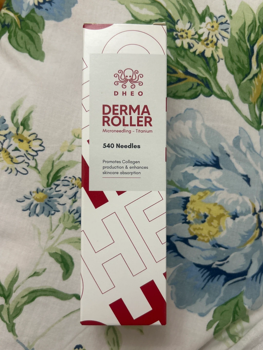New DHEO Derma Roller - Microneedling Titanium, 540 Needles