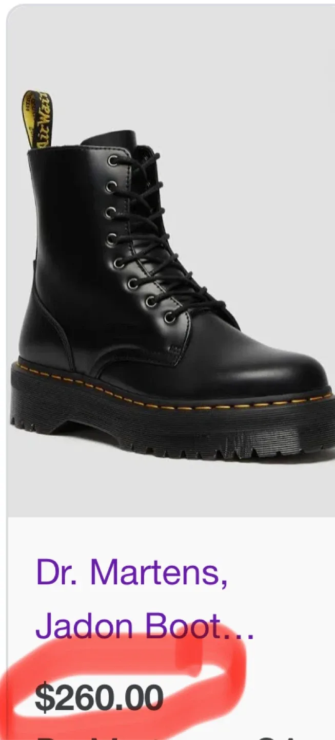 Dr Martens Unisex Jadon combat boot image indicator(7)