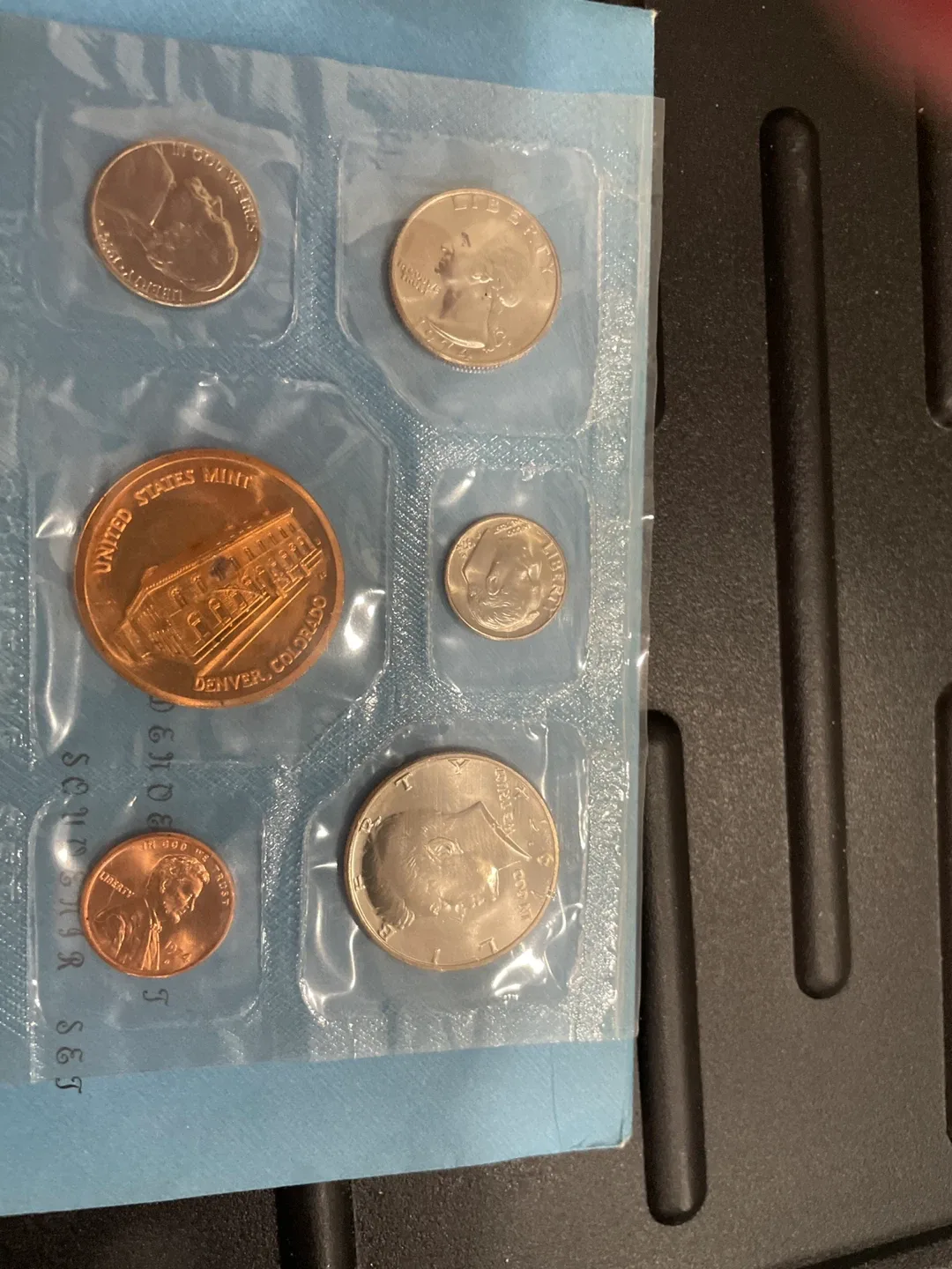 1973 & 1974 Uncirculated US Mint Coin Set image indicator(2)