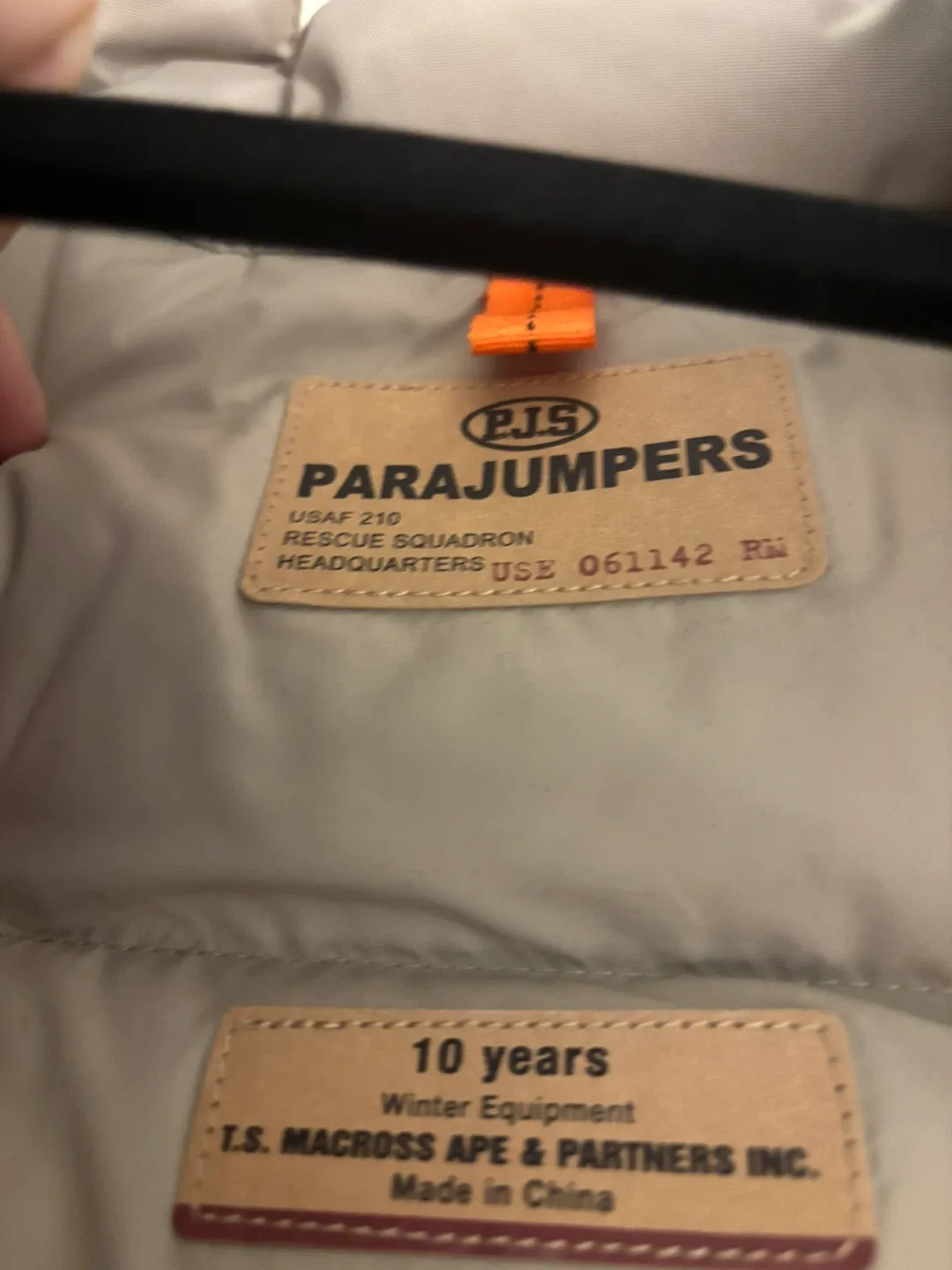 New Kids Size 10 Parajumpers PJS Long Bear Hooded winter jacket image indicator(6)