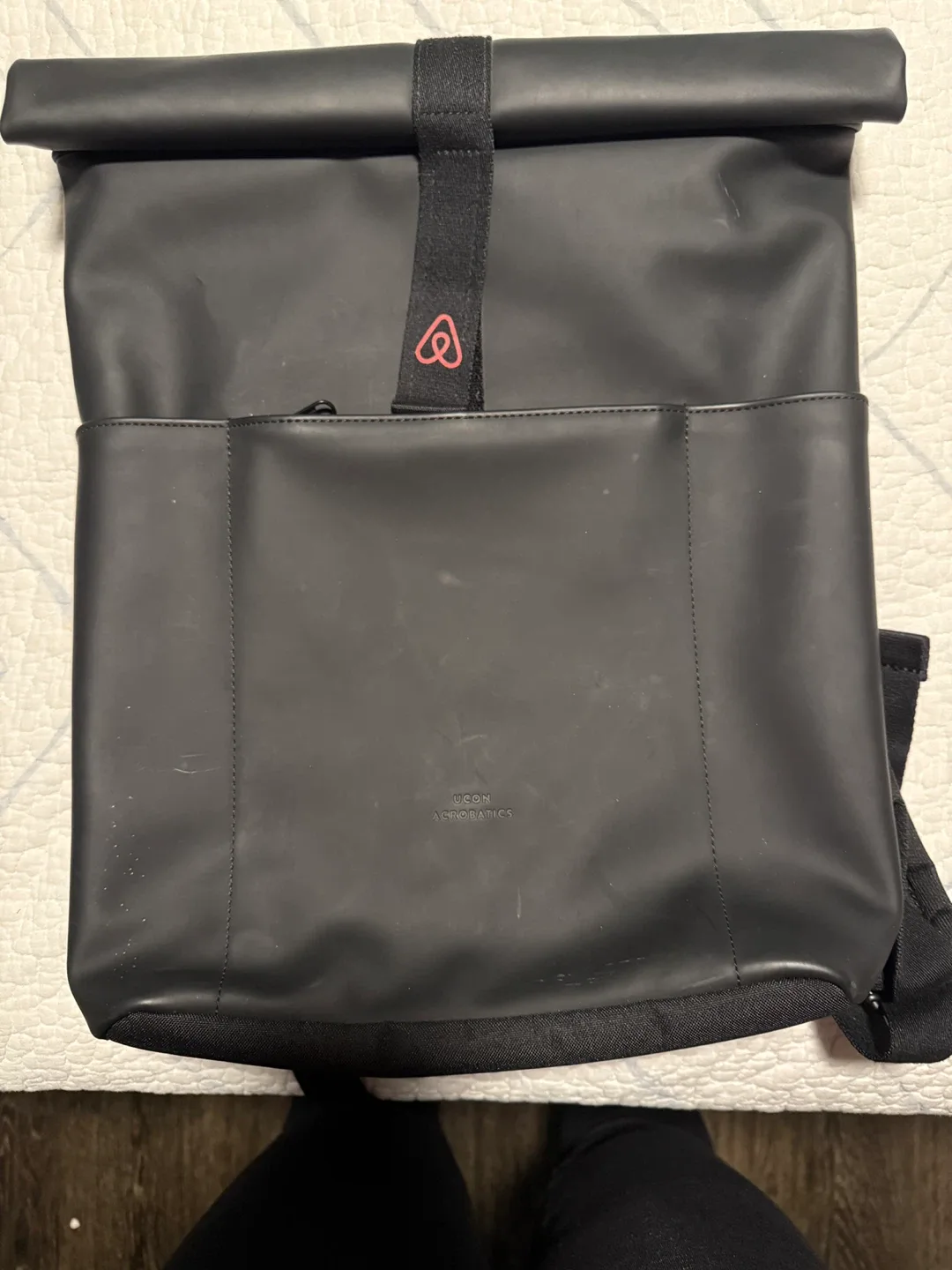RAINS Rolltop Rucksack - Black image indicator(2)