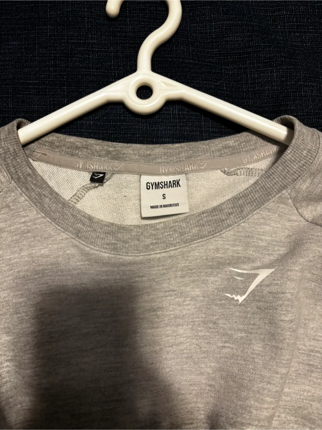 Gymshark Grey Cropped Pullover - Size Small image indicator(3)