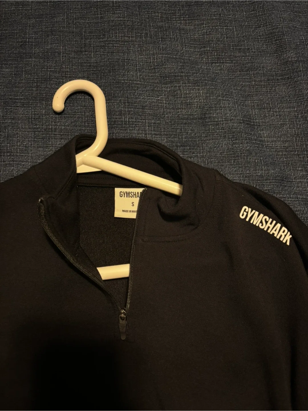 Gymshark Black Half-Zip Pullover - Size S image indicator(3)