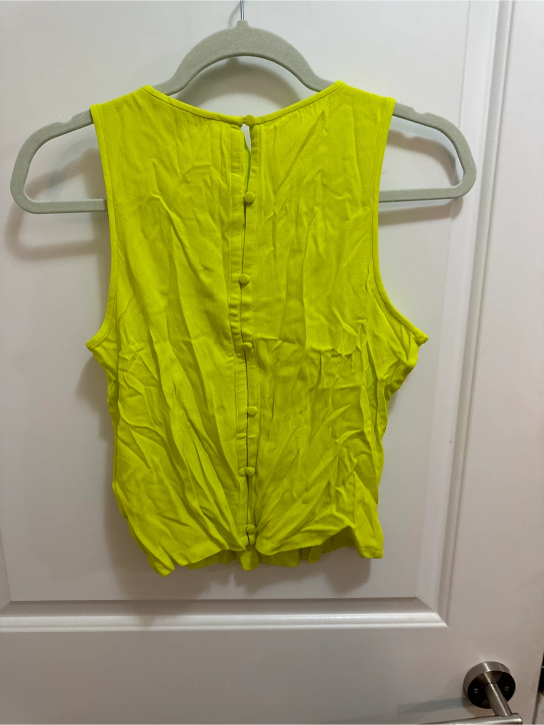 Banana Republic Top - Size S - Neon Yellow - photo 2