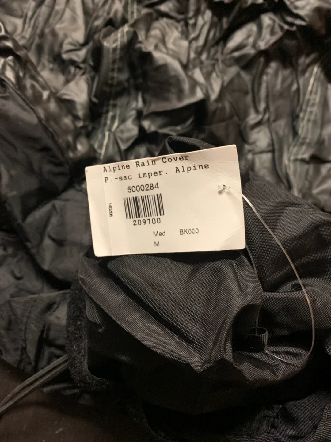 MEC bag pack rain COVER - Black image indicator(3)