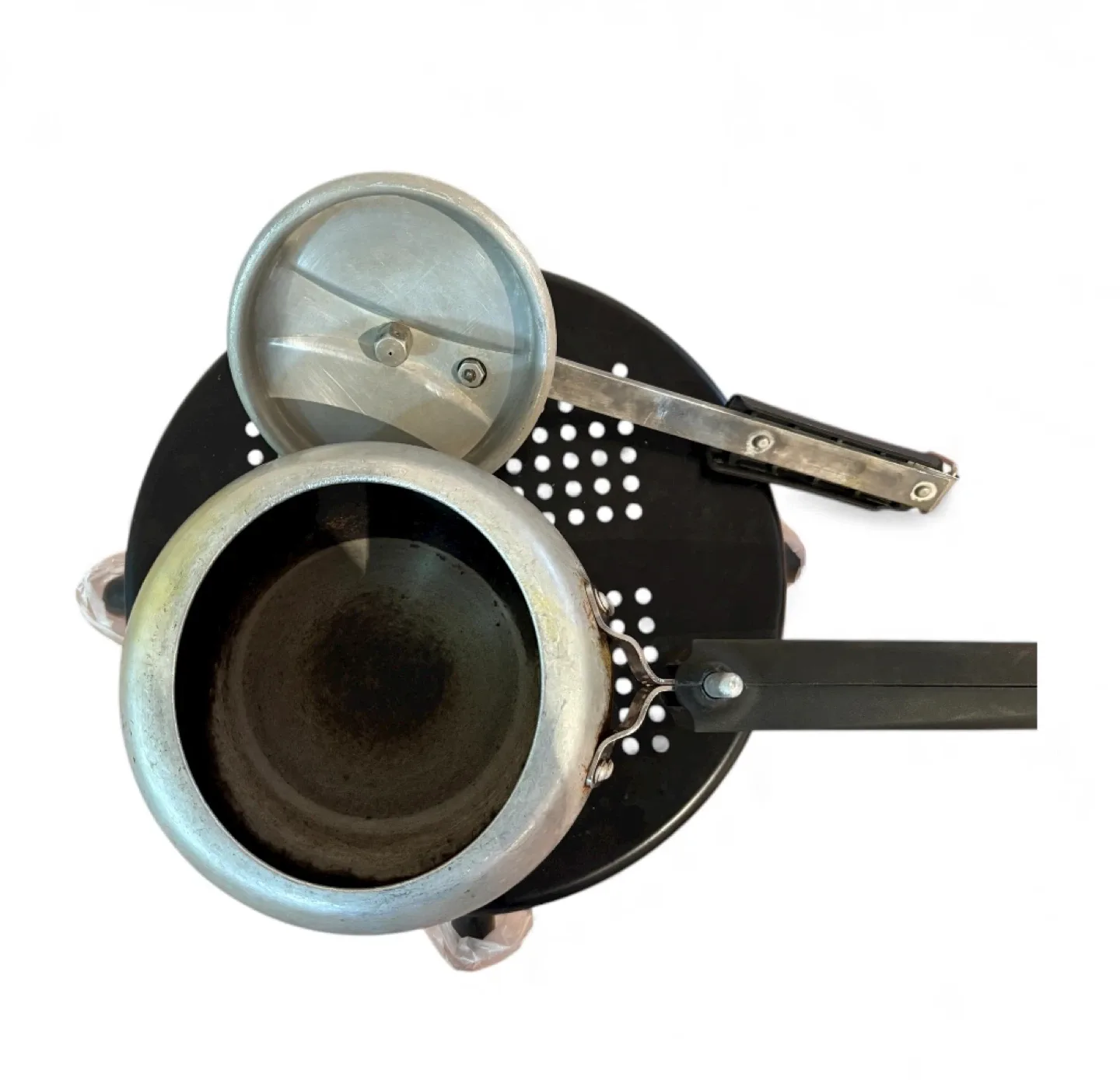 All 3 for $10; Kitchen stuff: Pressure cooker, Sieve, roaster image indicator(3)