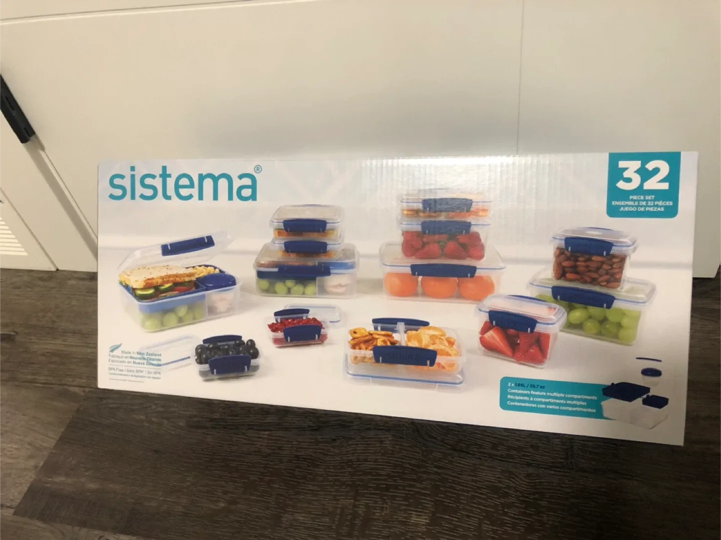 Sistema 32 Piece Food Storage Container Set - New