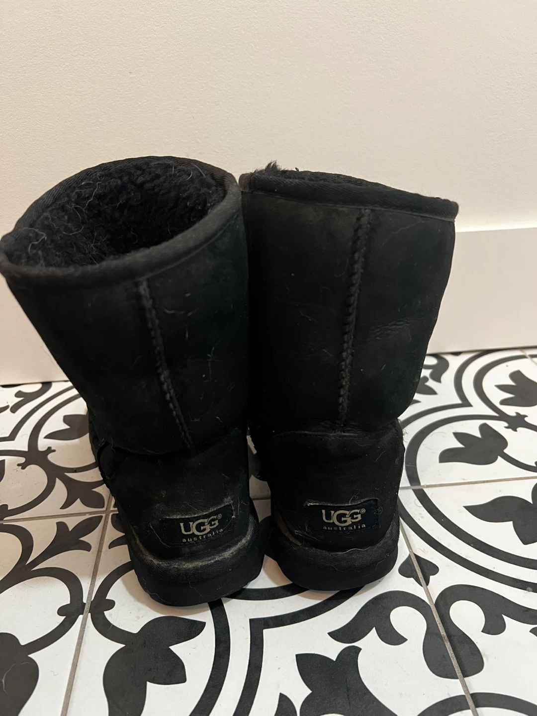 UGG Australia Black Boots, Size 8