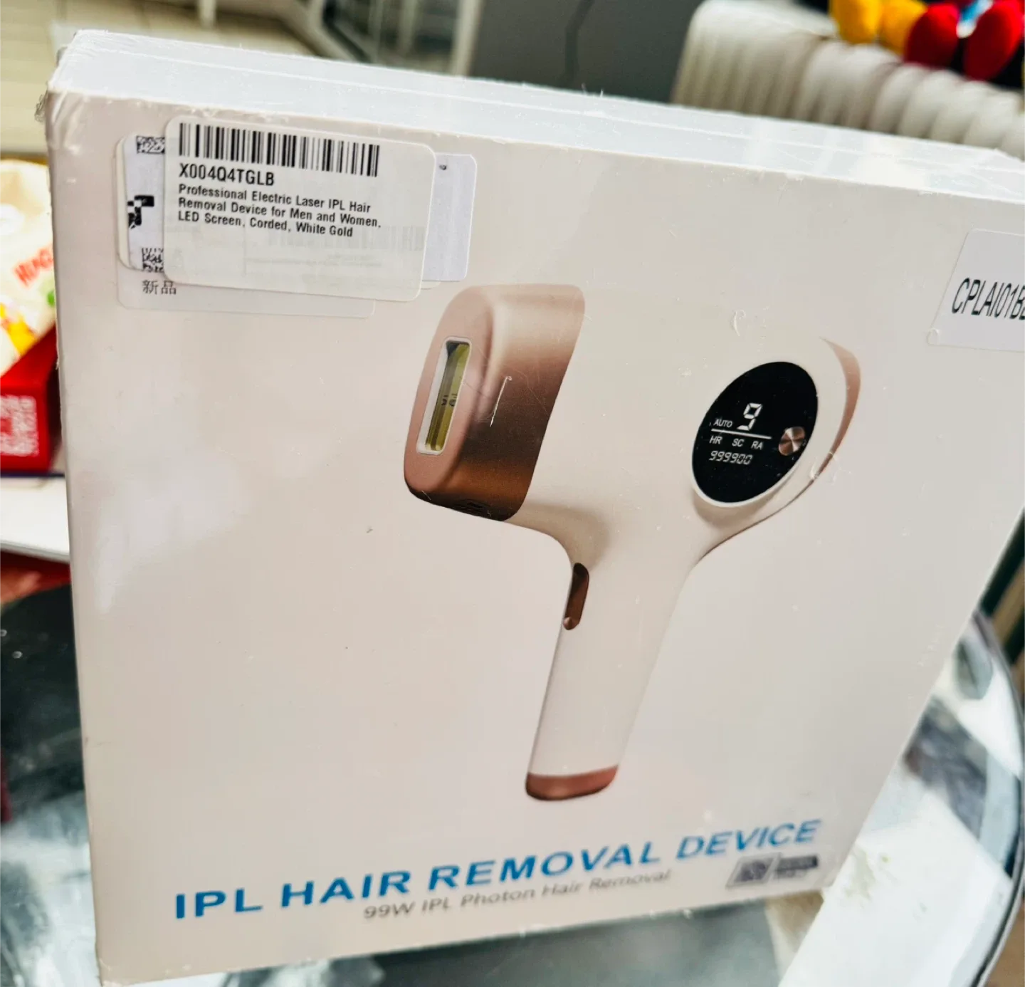 New IPL Hair Removal Device - White & Gold thumbnail