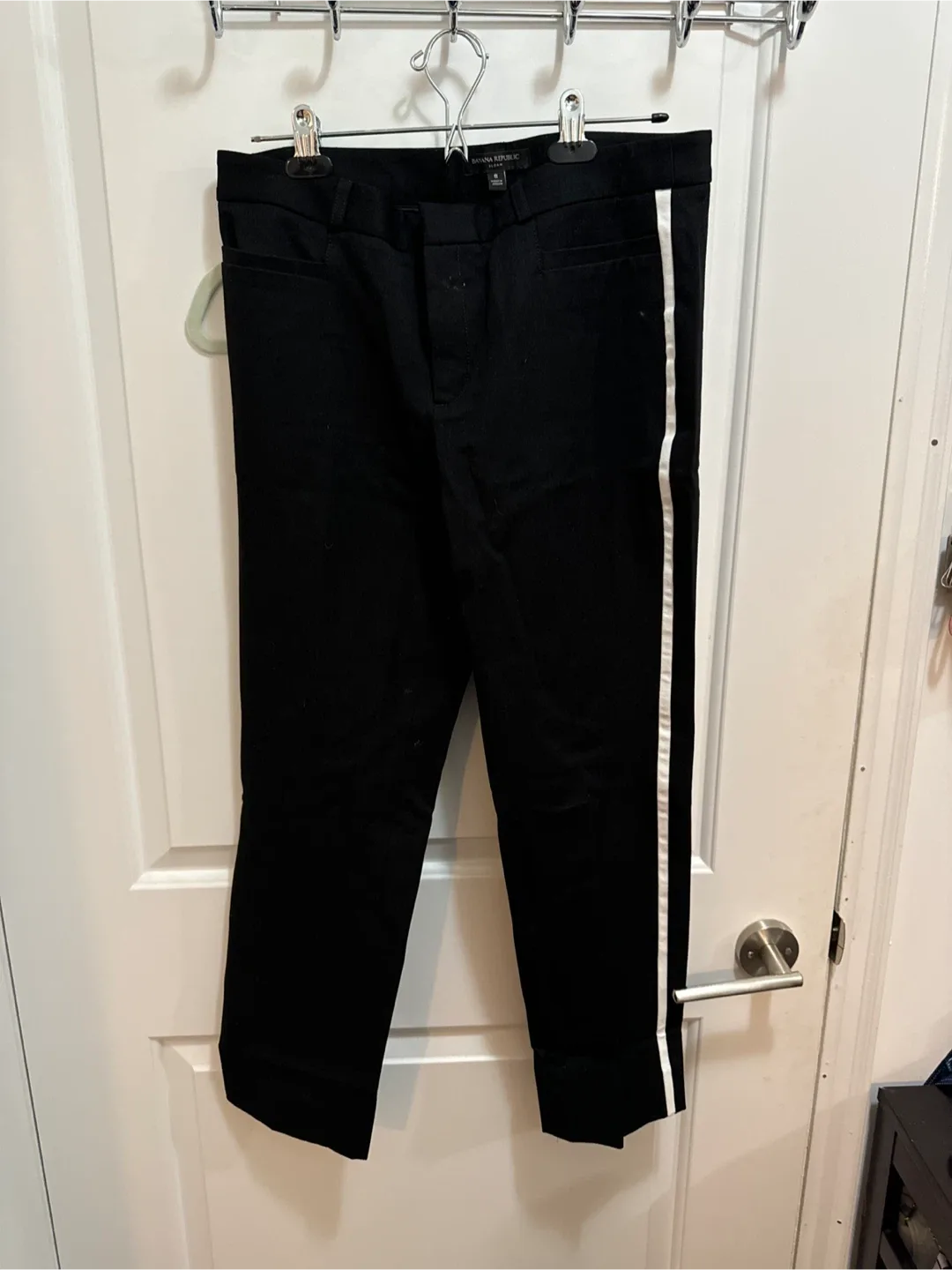 Banana Republic Sloan Black Pants - Size 8 thumbnail