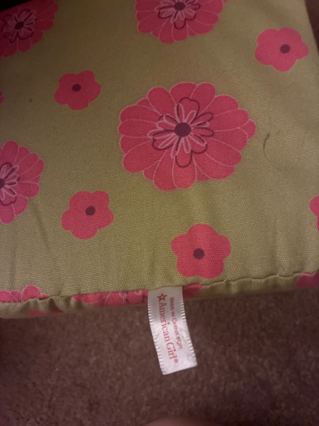 American Girl Floral Pillow Bed image indicator(2)