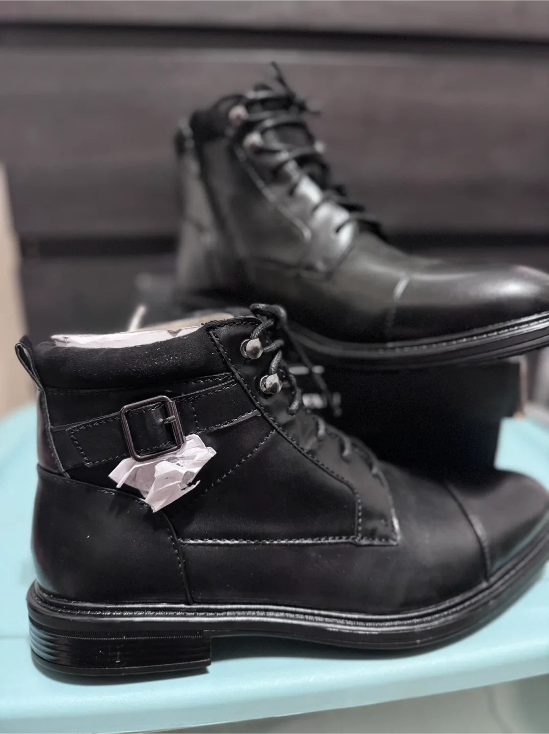 Alfani Chris Black Boots Size 10.5M image indicator(2)